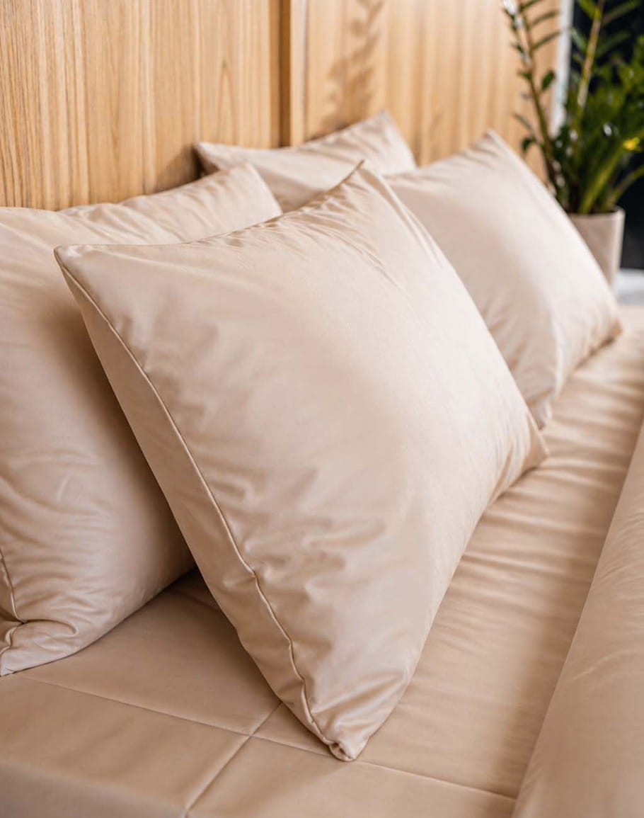 Pościel satynowa Royal Beige – zdjęcie 3